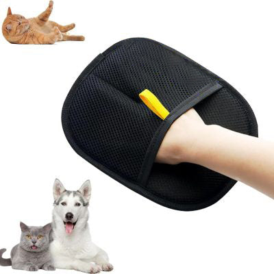 TinyEase Pet Hair Removal Gloves - Reusable Cat & Dog Grooming Mitt